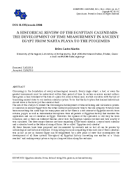 Pdf A Historical Review Of The Egyptian Calendars The Development Of Time Measurement In Ancient Egypt From Nabta Playa To The Ptolemies Belen Castro Martin Academia Edu