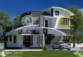 Design provided by dream form from kerala. 1800 Sq Ft Double Floor Contemporary Home Design Home Interiors
