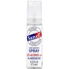 Sanell Hand Sanitizer Spray 0 25 Oz Instacart
