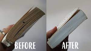 How To Clean Your Book Edges Hack - Youtube