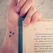 My Harry Potter Book Star Tattoo 3 Tiny Harry Potter Tattoos Harry Potter Tattoos Harry Potter Star Tattoo