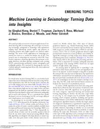 Bishop Pattern Recognition And Machine Learning Website Pdf Machine Learning In Seismology Turning Data Into Insights