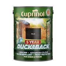 Cuprinol 5 Year Ducksback Black 9l Cuprinol Fence Paint Fence Treatment
