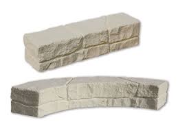 elements de muret bordure rouergue cevennes gris et creme bordure muret bordure jardin