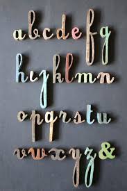 Script Metal Letter Metal Letters Metal Letter Decor Decorative Letters