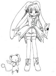 Card Captor Sakura 3 Cool Coloring Pages Cardcaptor Sakura Colouring Pages
