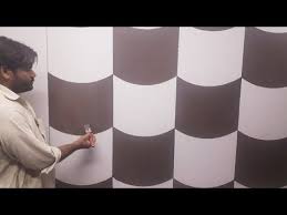 3d Wall Painting 3d Wall Decoration Effect 3d Wall Texture New Design Ideas Interior Design Youtube 3d Wall Painting Wall Painting Wall Texture Design