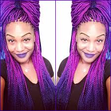 Medium Black And Blue Box Braids Box Braids Purple To Blue Boxbraids Purple Blue Braids Box Braids Styling Braids Purple Box Braids