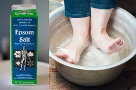 7 Reasons To Soak Your Feet In Epsom Salt How To Do It Epsom Salt For Feet Epsom Salt Benefits Epsom Salt Foot Soak