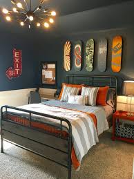 Plank ceilings, gray walls, & furniture now onto the furniture for our boys bedroom. Bedroom 10 Year Old Bedroom Ideas Beautiful Big Boy Bedroom Makeover Hale Navy 1000 Boys Bedroom Makeover Bedroom Design Big Boy Bedrooms