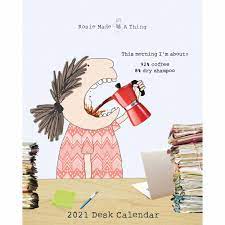 Rosie Made A Thing Easel Calendar 2021 At Calendar Club This item is a desktop calendar, made from high quality material designed for 2021.