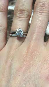Tiffany S Knife Edge Engagement Ring With Tiffany S Harmony Wedding Band Can T Wait To Official Wedding Ring Bands Heart Wedding Rings Tiffany Engagement Ring