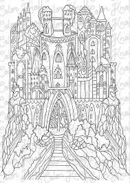 By clicking any link on this page you are giving your consent to our privacy policy and cookies policy. Fairy Castle Printable Coloring Page Digital Download Color Etsy