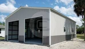 30x46 Metal Garage Buy Enclosed Metal Garage Metal Buildings Garage Door Design Metal Garage Buildings