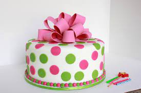 Fun, unique or themed cakes. Pink Green Baby Shower Cake Cakecentral Com