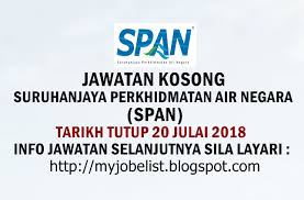 Jawatan kosong di universiti kebangsaan malaysia ukm 2020. Jawatan Kosong Di Suruhanjaya Perkhidmatan Air Negara Span 20 Julai 2018