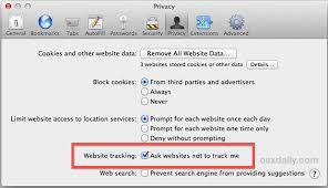 Check spelling or type a new query. How To Enable Do Not Track In Safari For The Mac Osxdaily