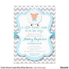 Little Sweet Lamb Boy Baby Shower Invitation Zazzle Com Baby Shower Invitations For Boys Baby Shower Invitations Pink Baby Shower Invitations