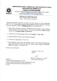 Maybe you would like to learn more about one of these? Pengumuman Tentang Pelaksanaan Yudisium Ke 142 Manajemen Fe Unsri