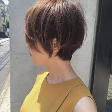 見惚れさせる横顔 広がりやすくて硬い髪質のお客様 紺野ショート 本日のショートヘア ヘアカタログ ショート ショートヘア ショートカット ショートボブ ボブ 髪型 ヘアアレンジ 斜め前髪 前髪 前髪切った shorthair haircolor bob ハイトーン ショ 硬い髪