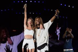 The concert was fire fetty was on point ️ ️ ️ ️ ️. Taylor Swift Fetty Wap Sing Trap Queen In Seattle 1989 Concert Video Time