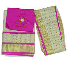 Dhavani Half Saree Pink Colour With Bead Work Orange color combinations colour board. dhavani half saree pink colour with bead work