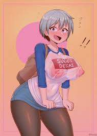 You sure can see through Hanas shirt (Negieggy) [Uzaki-chan Wants to Hang  Out!] : rrule34