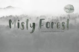 Looking for forest psd free or illustration? Misty Forest Font By Jennifer Chow Creative Fabrica Misty Forest Misty Forest Color