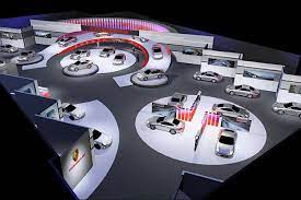 Auto Shows By Natalia Azrikan At Coroflotcom Car Showroom Design Showroom Design Showroom Interior Design