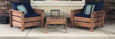 Ana White Simple Outdoor Modern Chairs And Ottoman Diy Projects Diy Ottoman Chair And Ottoman Modern Chairs