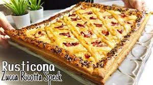 Facile, morbidissimo, goloso, vegetariano, di stagione. Torta Rustica Zucca Ricotta E Speck Facile E Veloce Rustic Pumpkin Pie Youtube