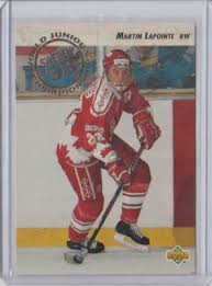 1993-94 Upper Deck WJC #257 Martin Lapointe Detroit Red Wings Canada