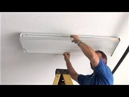 Drop ceiling recessed lights require a little more planning. Home Electrical Repairs How To Replace The Lens For Light Fixtures Youtube