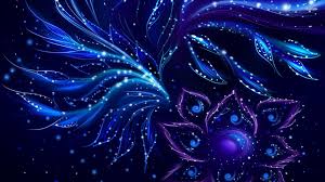 glowing flower and leaves wallpaper http www hdofwallpapers com glowing flower and leaves 13 glowing flowers blue flower wallpaper purple flowers wallpaper