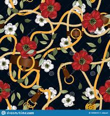 Yellow and white silver teardrop pressed flower earrings. Vintage Gold Jewelry Of Necklace And Rustic Ropes Tassels And Belts With Leaves And Red White Flowers Stock Vector Illustration Of Baroque Border 165938721