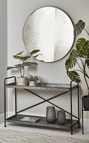 Industrial Zinc Console Table Console Table Decorating Modern Console Tables Entryway Table Decor