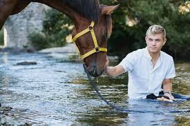 $44.95 — paperback please retry $29.95. Portrait Of A Blond Young Man With A Horse On A River Photograph By Cavan Images