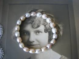 Vintage Pearl Bracelet, Stretchy Pearl Bracelet, Genuine Pearl Bracelet,  Wedding Pearls, Bridal Pearls, Pearl Bracelet