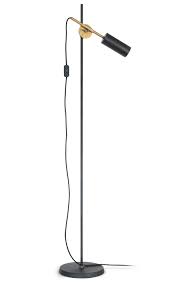 Marine nautical searchlight spot light floor lamp teak tripod stand decor. Reading Floor Lamp Stab Spot Light In A Tubular Shade Casa Lumi