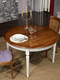 table ronde 4 pieds diane en merisier massif de style louis xvi diametre 120 ceinture salle a manger louis xvi salle a manger merisier salle a manger et salon