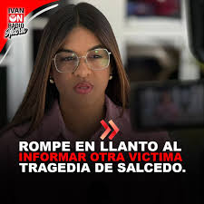 La periodista Deyanira López de @cdn37oficial rompió en llanto mientras  reportaba en vivo sobre el fallecimiento del niño Adriel Leonardo, uno de  los menores afectados por el incendio ocurrido en el carnaval