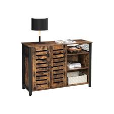 Not just for decorators, decorative chests are a functional furniture choice for any room. Vasagle Storage Cabinet Sideboard With 2 Doors Adjustable Shelves For Dining Room Living Room Kitchen 110 X 33 X 75 Cm Industrial Style Rustic Brown And Black Lsc083b01