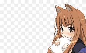The anime hair business today is continually changing and growing. Spice And Wolf Anime Gray Wolf Brain S Base Spice And Wolf Mammal Cg Artwork Black Hair Png Pngwing