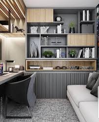 Attractive entryway furniture with storage are the perfect solution for small spaces. Design Decor Interior Studio On Instagram Dede Project Domashnee Rabochee Mesto Modern Office Interiors Office Interior Design Small Home Offices