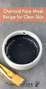 Diy Charcoal Mask Without Glue For Acne And Clogged Pores Charcoal Face Mask Diy Charcoal Face Mask Diy Charcoal Mask