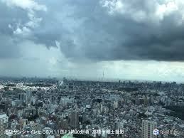 東京都心や千葉県に発達した雨雲 関東あすにかけて非常に激しい雨に注意 日直予報士 2020年09月11日 日本気象協会 Tenki Jp