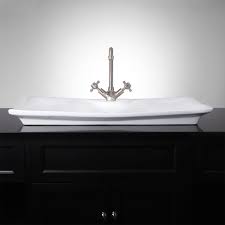 holme rectangular vessel sink