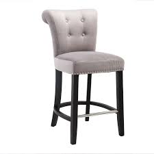 New and used items, cars, real estate, jobs, services, vacation rentals and more virtually anywhere in ontario. Christy Silver Velvet Knocker Back Studded Bar Stool Colour Silver