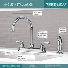 Kitchen sink faucets with separate sprayer supplies reviews. P2943lf W Kitchen Faucet 2l With Spray