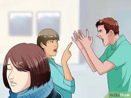 Superhero parents fighting together against tech evil robots, with blue costumes and black robots vector illustration. How To Deal With Your Parents Fighting With Pictures Wikihow
